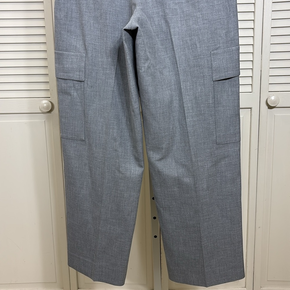 Aritzia Babaton Spotlight Cargo Gray Pant Size 10 - Picture 7 of 11